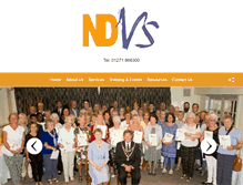Tablet Screenshot of ndvs.org.uk